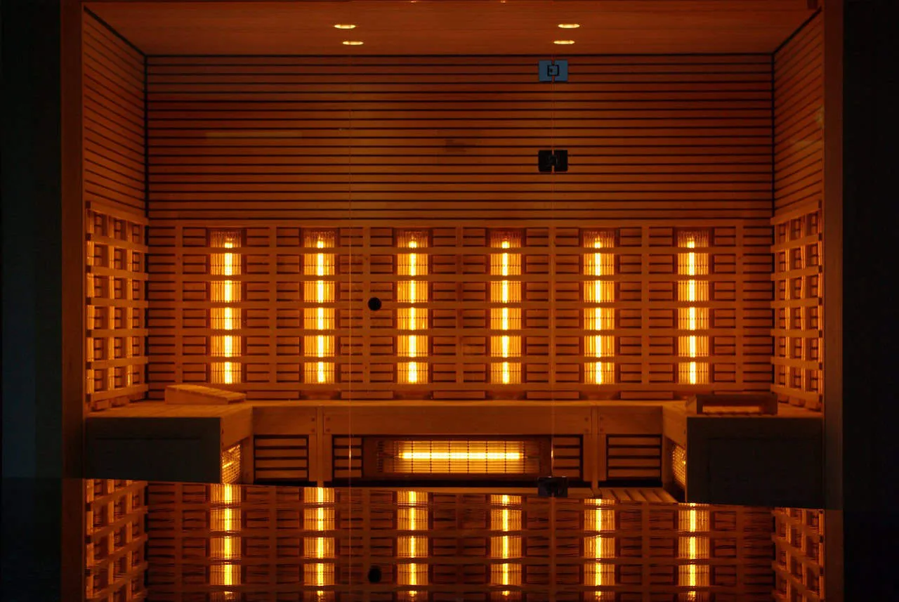 Infrared sauna at Club Delight