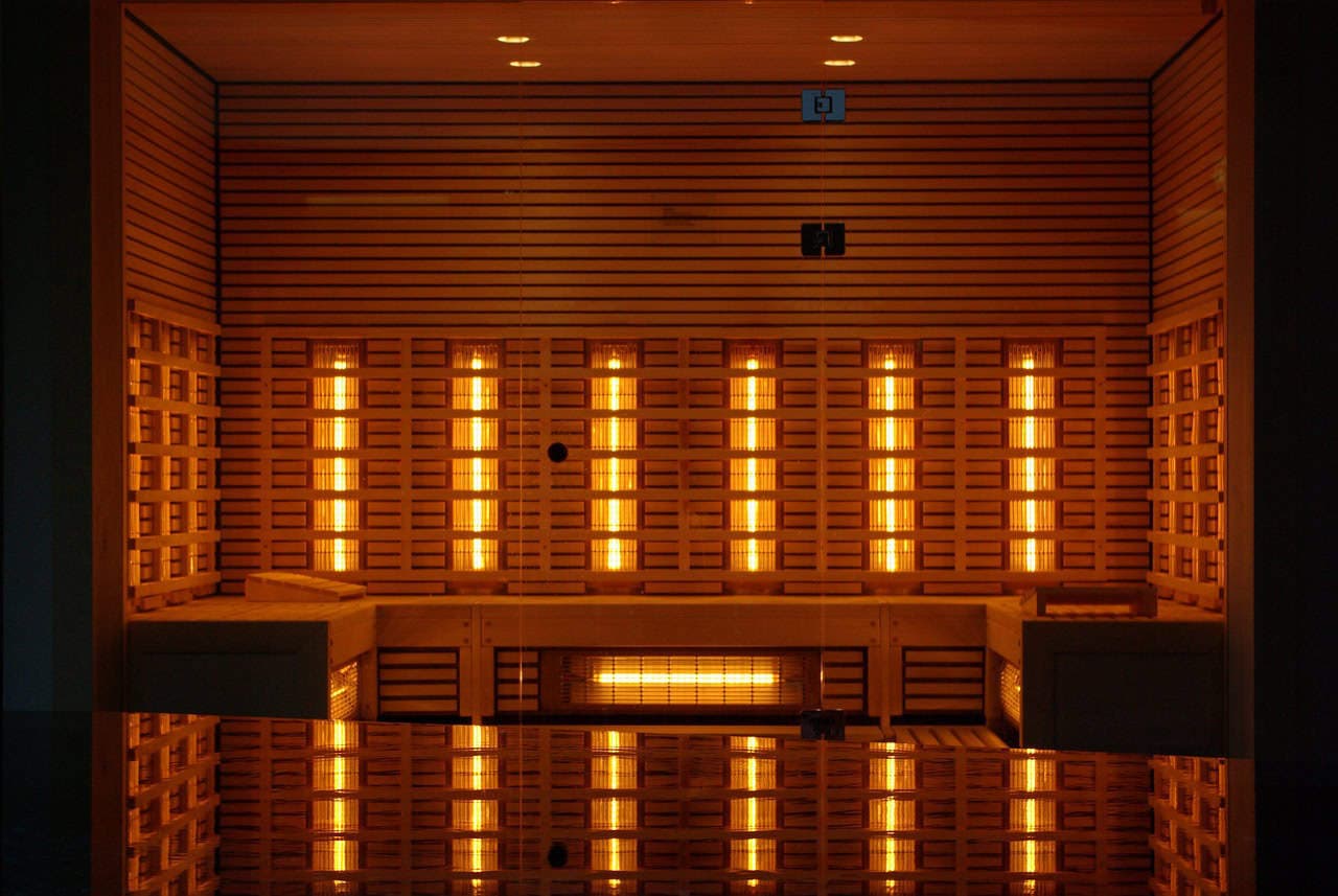 Infrared sauna at Club Delight